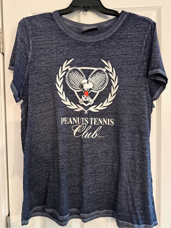 Lane Bryant Tops - Lane Bryant Navy Peanuts Tennis Club Graphic Tee
